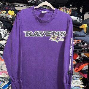 Vintage NFL Baltimore Ravens Longsleeve Shirt Size Large